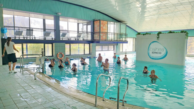 Terapia acuática. Centro termal